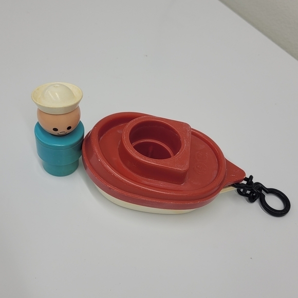 Fisher-Price Vintage 1978 Tug Boat Bath Toy - Picture 3 of 6